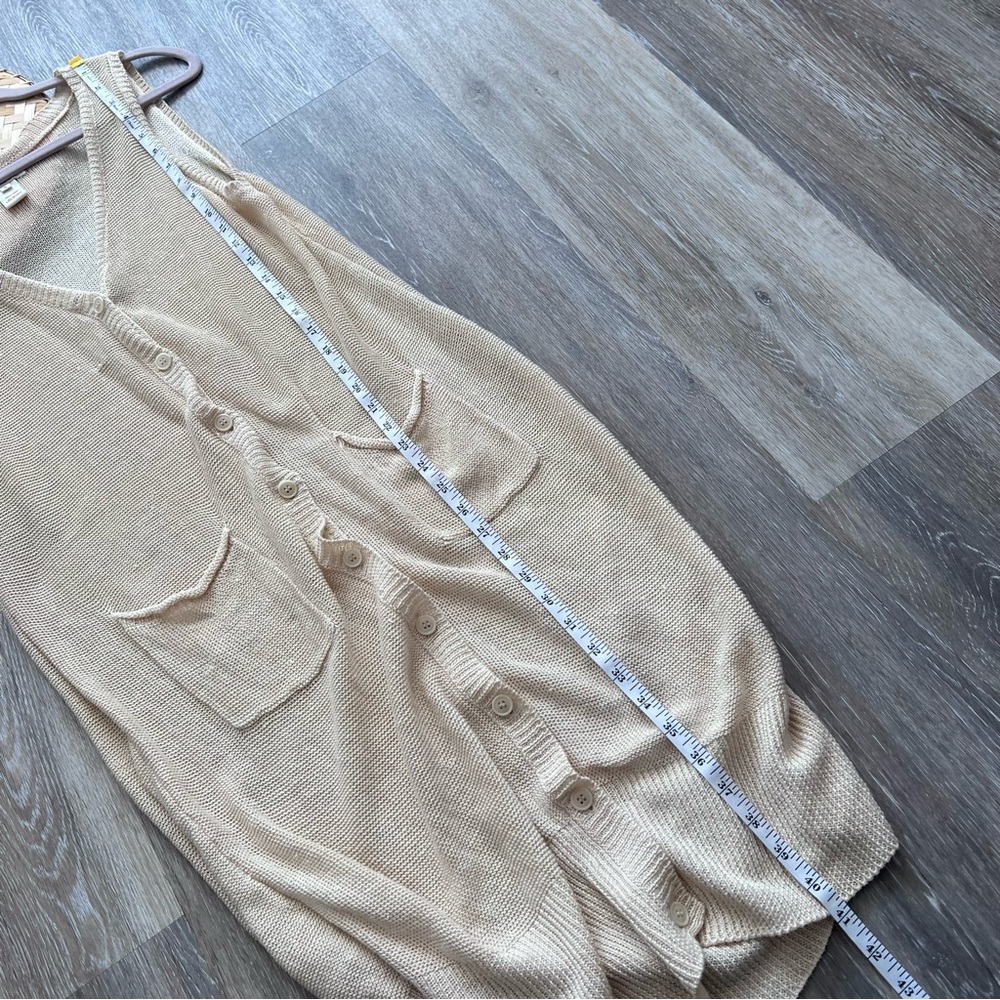 Sundance 100% linen duster vest - Picture 5 of 6
